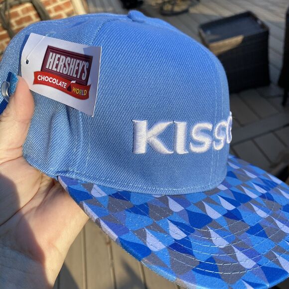 Hershey's Kisses Chocolate World Baseball Cap Hat Trucker Embroidered Snapback - Picture 1 of 7